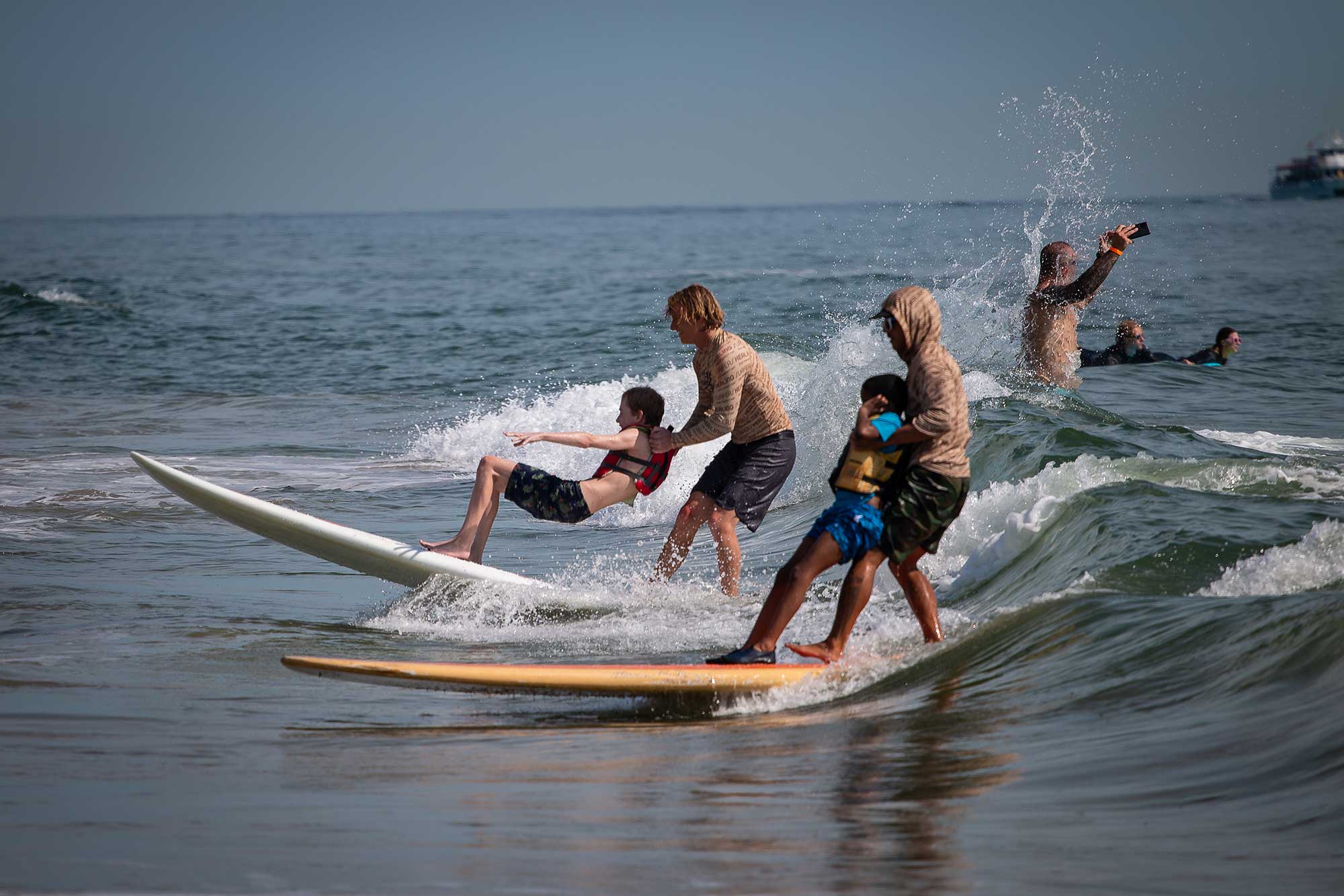 Surf camp for challenged youth