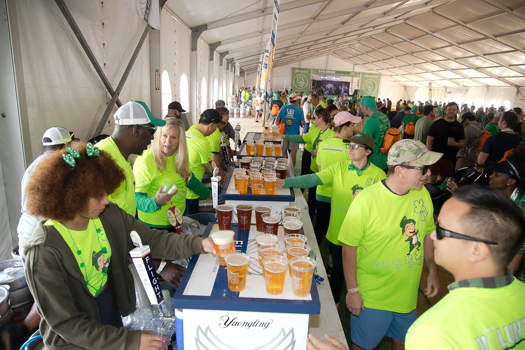 Volunteering at Marathon event